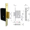 Image de Cisa 0920242 52310-40-0 Serrure à encastrer Cylindre usiné BQ F22