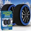 Image de Chaussettes de neige GoodYear Star Gripper homologuées Italie EN 16662-1:2020 Deux chaînes à neige en tissu pour voiture. Snow Sock Taille XL