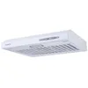 Image de Candy CFT610/4W Hotte aspirante 60 cm, 3 niveaux de puissance, 87,5 W, 208 m3/h, filtres à carbone, panneau aluminium anti-graisse, éclairage LED, 55/71 dB, Classe C, blanc