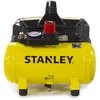 Image de Stanley Compresseur à Air DN200/8/6 - Gonfleur Pneus Voiture 8 Bar - Compresseur Portatif avec Capacité de 6L - sans Huile 105L/Min - Avec Poignée et Pieds Antidérapants - pour Outils Pneumatiques