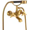 Image de Mamoli GIO Ponti Mélangeur de baignoire avec set de douche, en applique, 1030F214002G,