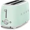 Image de Grille pain 4 tranches 1500 W TSF02PGEU vert d'eau Smeg