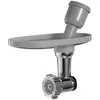 Image de Smeg, Hachoir SMMG01 pour Robot sur socle Aluminium, 3 Filières Disques Inox, Accessoires pour Saucisses et Kebbe, Compatible avec le Robot Smeg SMF01/02/03/13, 1,8 kg