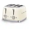 Image de Toaster 4 fentes crème 2000 W TSF03CREU Smeg