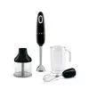 Image de Mixeur plongeant avec accessoires 700 W HBF03BLEU noir Smeg