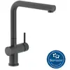 Image de Nobili Live Robinetterie de cuisine monocommande avec bec extractible, LV00117/1NBBM,
