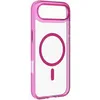 Image de Cellularline - Iconic Mag - Coque Transparente - Bords colorés - Anneau magnétique coloré - Compatible avec l’écosystème MagSafe