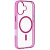 Image de Cellularline - Iconic Mag - Coque Transparente - Bords colorés - Anneau magnétique coloré - Compatible avec l’écosystème MagSafe