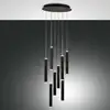 Image de FABAS LUCE Prado Suspension LED, 8 sources de lumière, 3685-47-101,