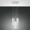 Image de FABAS LUCE Prado Suspension LED, 8 sources de lumière, 3685-47-102,