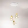 Image de FABAS LUCE Kino Suspension LED à 3 sources lumineuses, ronde, 3767-47-365,