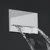 Image de Mariner Douche de tête en acier inoxydable, avec effet cascade pour montage mural l : 200 P : 100 mm, BOC2001-CR,