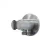 Image de Mariner Logica Inox Raccord mural coudé avec support de douchette, acier inoxydable brossé, LOX0300-IN,