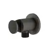 Image de Mariner Raccord mural coudé avec support de douchette rond, WLS0300-GR,