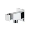 Image de Mariner Raccord mural coudé avec support de douchette angulaire, WLS0301-CR,