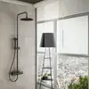 Image de Mariner Volta Colonne de douche avec mitigeur thermostatique, douchette en métal et douche de tête en acier inoxydable, rond, WLS6302-NO,
