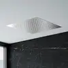 Image de Mariner Douche de tête avec effet pluie en Acier inoxydable pour montage au plafond l : 440 P : 440 mm, WLS3911-CR,