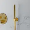 Image de Mariner Kit de douche métallique avec raccord mural coudé et support de douchette, WLS3000-OB,