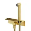 Image de Mariner Kit de douche avec raccord mural coudé, tablette et support douchette intégré, WLS3002-OB,