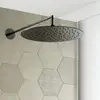 Image de Mariner Douche de tête en acier inoxydable, ultra plate et ronde, WLS3178-GM,