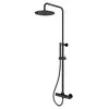 Image de Mariner Volta Colonne de douche avec mitigeur thermostatique, douchette en métal et douche de tête en acier inoxydable, rond, WLS6302-GM,