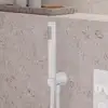 Image de Mariner Kit de douche métallique avec raccord mural coudé et support de douchette, WLS3000-BO,