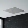 Image de Mariner Douche de tête en acier inoxydable, avec effet pluie pour encastrement au plafond l : 440 P : 440 mm, WLS3911-CS,