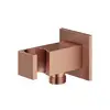 Image de Mariner Raccord mural coudé avec support de douchette angulaire, WLS0301-RS,