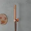 Image de Mariner Kit de douche métallique avec raccord mural coudé et support de douchette, WLS3000-RS,