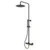 Image de Mariner Volta Colonne de douche avec mitigeur thermostatique, douchette en métal et douche de tête en acier inoxydable, rond, WLS6302-GR,