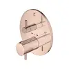 Image de Mariner Eden coaxial round Mitigeur thermostatique pour 2 sorties, rond, EDE1802-RG,