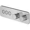 Image de Mariner Oasy Mitigeur thermostatique pour 3 sorties, installation à l’horizontale, OAS1903-CR,