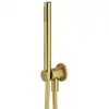 Image de Lamborghini Vortex Set de douche avec raccord mural coudé et support de douchette intégré, WLS3018-OBTL,
