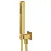 Image de Lamborghini Set de douche avec raccord mural coudé et support de douchette intégré, WLS3108-OBTL,