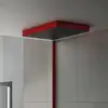 Image de Lamborghini Ciel de pluie XL en acier inoxydable avec cascade d’eau, à monter au plafond, WLS9903-NOFLTL,