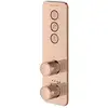 Image de Mariner Oasy Mitigeur thermostatique pour 3 sorties, installation à la verticale, OASV1903-RG,