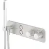 Image de Mariner Oasy Mitigeur thermostatique pour 2 sorties, avec set de douche, OAS1902-BO,