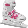 Image de Roces Jokey Ice 2.0 Patins à Glace réglables pour Fille Blanc/Fuchsia Pointure 30-33