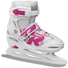 Image de Roces Jokey Ice 2.0 Patins à Glace réglables pour Enfant Blanc/Fuchsia Pointure 34-37