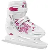 Image de Roces Jokey Ice 3.0 Fille Patins à glace - Ice Skates pour Enfant, Blanc-Rose, 30-33 EU