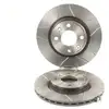 Image de BREMBO Disques de frein pour RENAULT: Kangoo, Clio, R19, Twingo, Mégane Classic, Symbol - Thalia, Mégane, Thalia, Mégane Scénic (Ref: 09.5802.76)