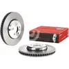Image de BREMBO Disque de frein avant droit pour BMW: Série 5, Série 7, Série 6 (Ref: 09.C408.13)
