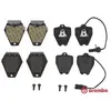 Image de BREMBO Plaquettes de frein X4 pour AUDI: S4, A6, A4 (Ref: P 85 096)