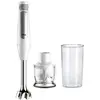 Image de Braun Braun Multiquick 7 MQ7020 WH - Handmixer - 1000 W Mixeur plongeant 1000 W sans BPA, réglage de la vitesse en continu, avec blender blanc, argent