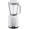 Image de Braun PowerBlend 1 - Blender 2 Vitesses Bol en Verre 1,5 L TriAction Blanc