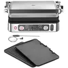 Image de Grill multifonctions - BRAUN - Multi Grill 9 Pro - 2200 W - 3 positions de chauffe - Noir/Acier