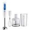Image de Braun MultiQuick 2 - Mixeur plongeant avec mini hachoir et fouet pour soupes, smoothies et purées bébé, 2 vitesses, verre doseur, 600W, Blanc (MQ20236MWH)