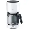 Image de Braun Braun KF 3100 WH Filterkaffeemaschine - Cafetière blanc Nombre de tasse=10 avec fonction café filtre