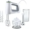 Image de Braun HM5137WH Batteur avec Fouet/Pétrin amovibles Blanc/Gris 750 W