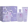 Image de Alfaparf Milano Semi di Lino Smooth Kit ensemble pour cheveux indisciplinés et frisottis